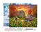 Figured'Art Paint by Numbers Kit for Adults with Frame Sunflowers in front of the barn 16"x20" - Craft Art Painting DIY Kit Canvas Already Stretched on a Wooden Frame